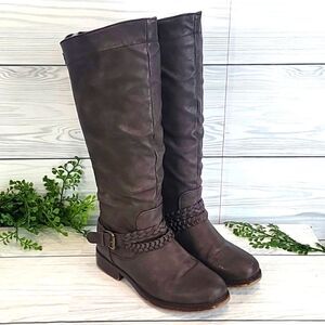 XOXO Montana knee-high boots - grey Women's Size 6.5M